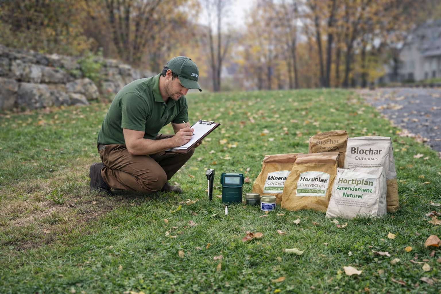 Diagnostic terrain, sol et pelouse par technicien Hortiplan à Gatineau